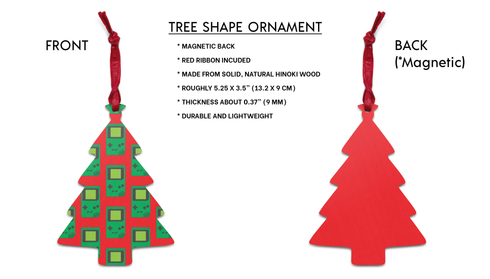 80s-90s Gaming Handheld Christmas Ornament (Magnetic)